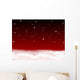 Red heaven Wall Mural