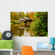 Virginia's Mabry Mill on the Blue Ridge Parkway in the Autumn se Wall Mural