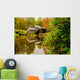 Virginia's Mabry Mill on the Blue Ridge Parkway in the Autumn se Wall Mural
