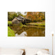 Virginia's Mabry Mill on the Blue Ridge Parkway in the Autumn se Wall Mural