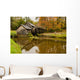 Virginia's Mabry Mill on the Blue Ridge Parkway in the Autumn se Wall Mural