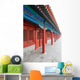 The Chinese traditional long corridor 