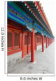 The Chinese traditional long corridor 