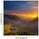 Sunrise Over a Mountain Valley 