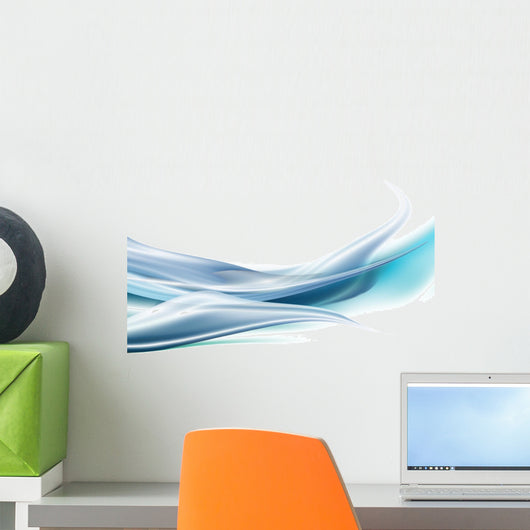 silk in wave Wall Mural