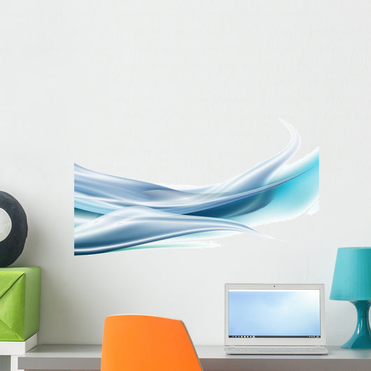 silk in wave Wall Mural