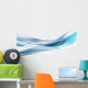 silk in wave Wall Mural