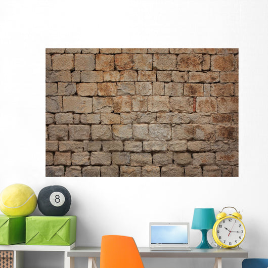 Old gray wall of the stones 