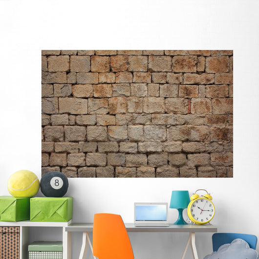 Old gray wall of the stones 