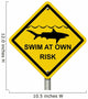 Use Caution When Swimming Because Sharks Are Present 