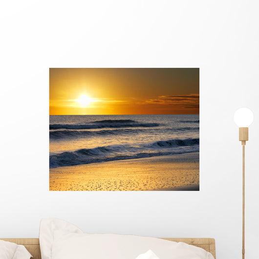 Picture of Ocean Water Sand and Sun Wall Mural
