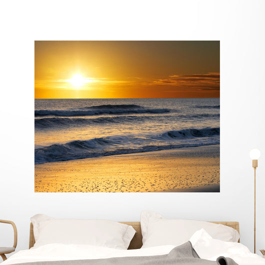 Picture of Ocean Water Sand and Sun Wall Mural