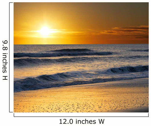 Picture of Ocean Water Sand and Sun Wall Mural