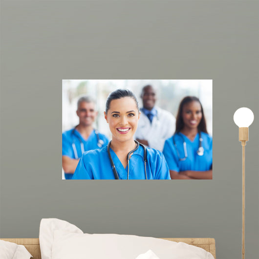 medical nurse and colleagues 