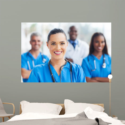 medical nurse and colleagues 