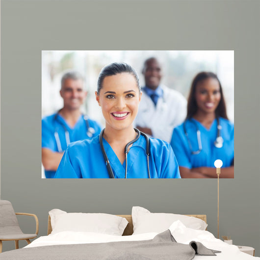 medical nurse and colleagues 
