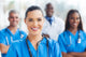 medical nurse and colleagues 