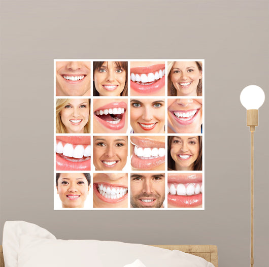 People Teeth Collage 