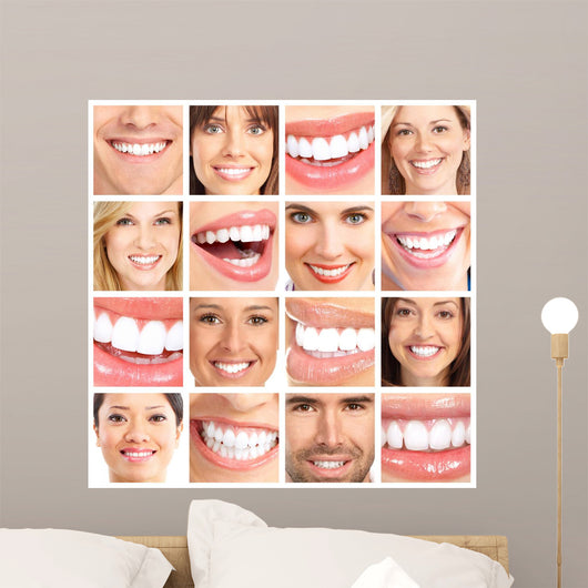 People Teeth Collage 