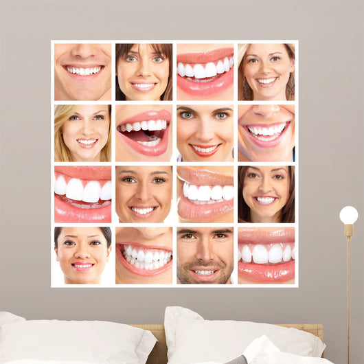 People Teeth Collage 
