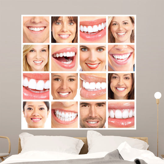 People Teeth Collage 