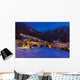 Mountains Ski Resort Solden Austria at Sunset 