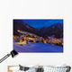Mountains Ski Resort Solden Austria at Sunset 