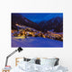 Mountains Ski Resort Solden Austria at Sunset 