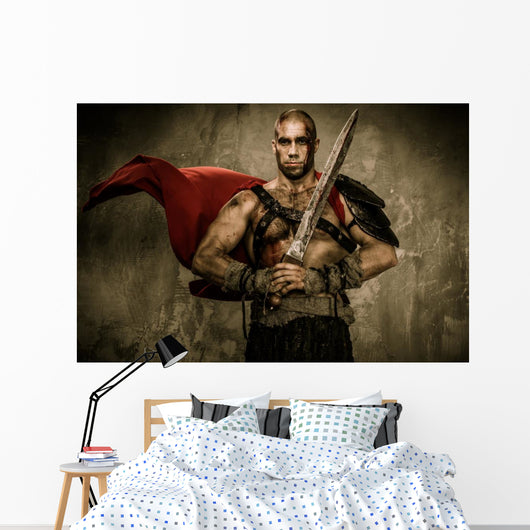 Wounded Gladiator in Waving Coat 