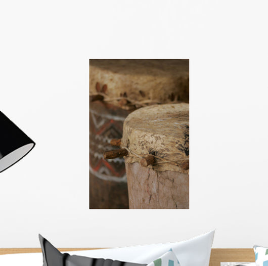 African Tribal Drums Wall Mural