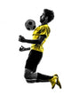 Brazilian Soccer Futbol Player Young Man Silhouette Wall Decal