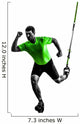 man exercising suspension training  trx silhouette 