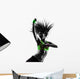 woman exercising fitness zumba dancing silhouette Wall Decal