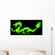 Fire Chinese dragon. Wall Decal