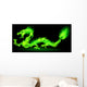 Fire Chinese dragon. Wall Decal