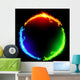 Fire dragons in circle. Wall Decal