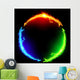 Fire dragons in circle. Wall Decal