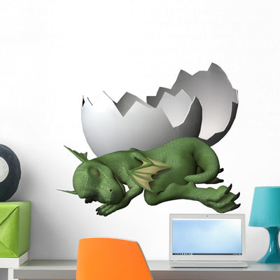 Little Dragon shown on a wall