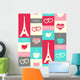 Paris Seamless Pattern Wall Decal