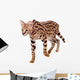Beautiful Serval Cat Wall Decal