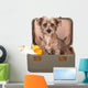 Terrier Dog in Suitcase Wall Decal