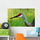 Sandhill Crane Profile Wall Mural