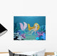 Mermaid and Dolphin Background 