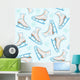 Figure Ice Skates Wall Mural