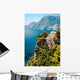 Luxury Villa Mountain Range and Mediterranean Sea Wall Mural