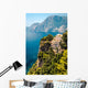 Luxury Villa Mountain Range and Mediterranean Sea Wall Mural