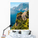 Luxury Villa Mountain Range and Mediterranean Sea Wall Mural