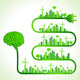 Illustration of Ecology Concept With Brain 