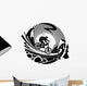 Riding a mountain bike Wall Decal