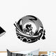 Riding a mountain bike Wall Decal
